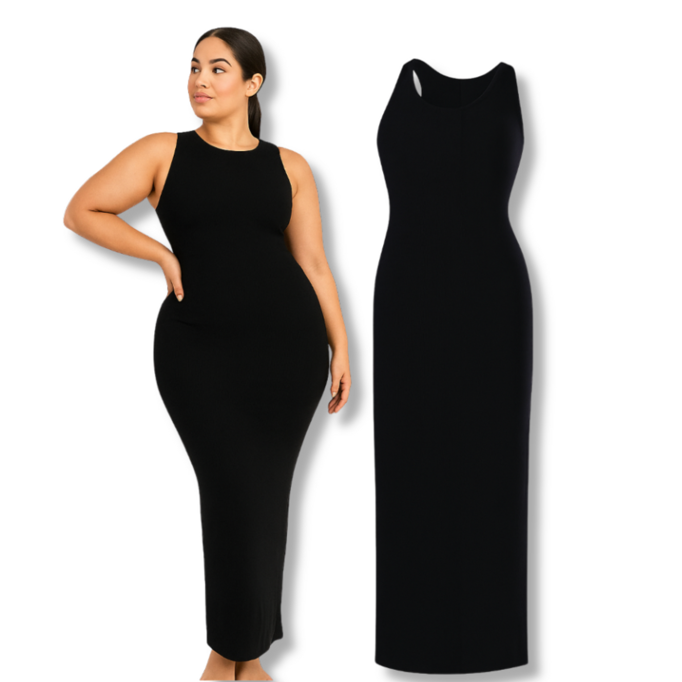 Sleeveless Shapewear Maxi Dress