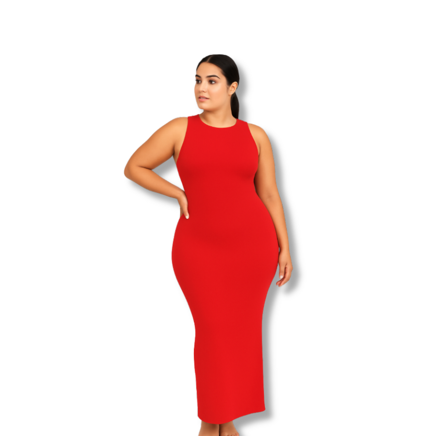 Sleeveless Shapewear Maxi Dress