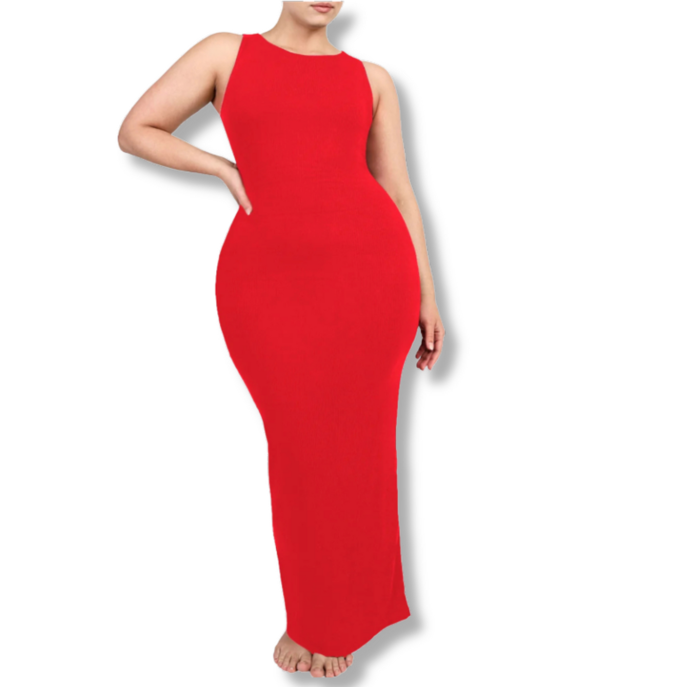 Sleeveless Shapewear Maxi Dress