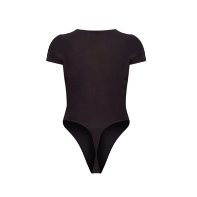 Short Sleeve Thong Bodysuit