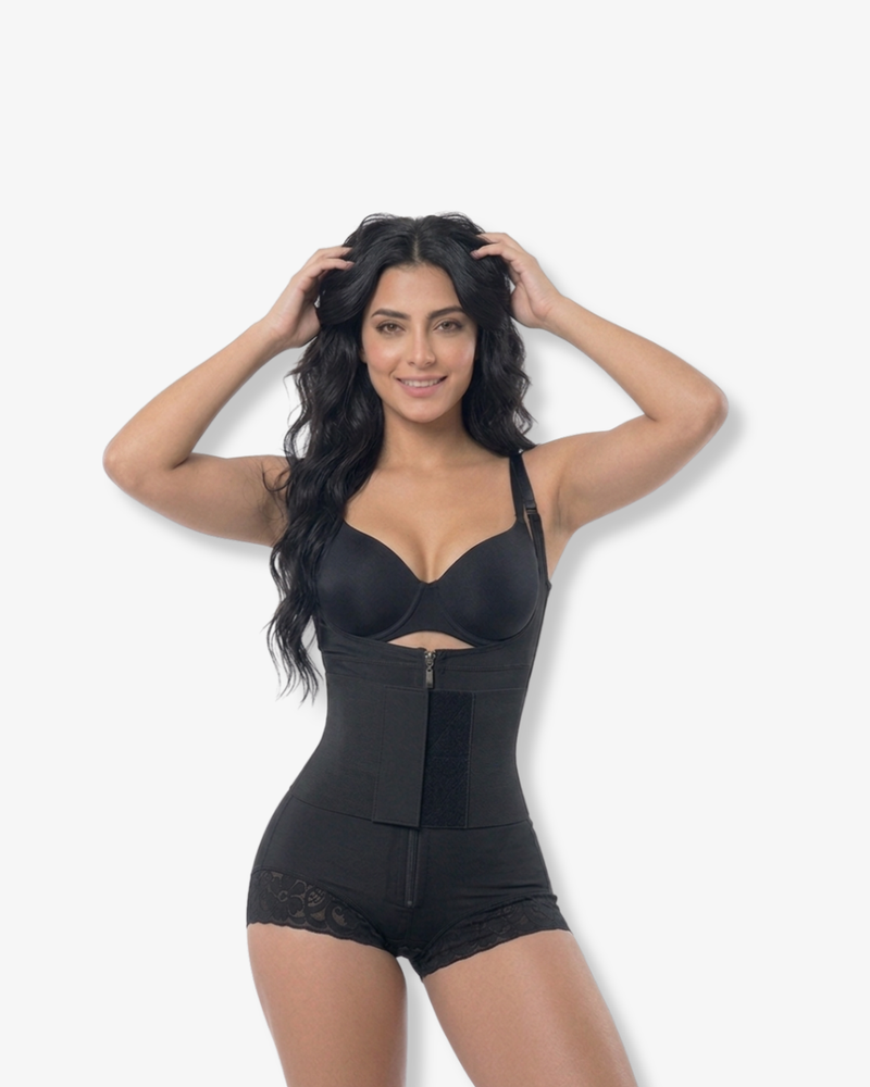Hip & Waist Sculpting Shorts Shapewear with Compression Belt