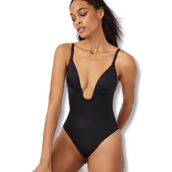 Deep V neck Bodysuit