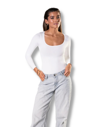 Long Sleeve Sculpt Thong Bodysuit