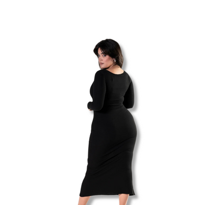 Shapewear Long Sleeve Dress
