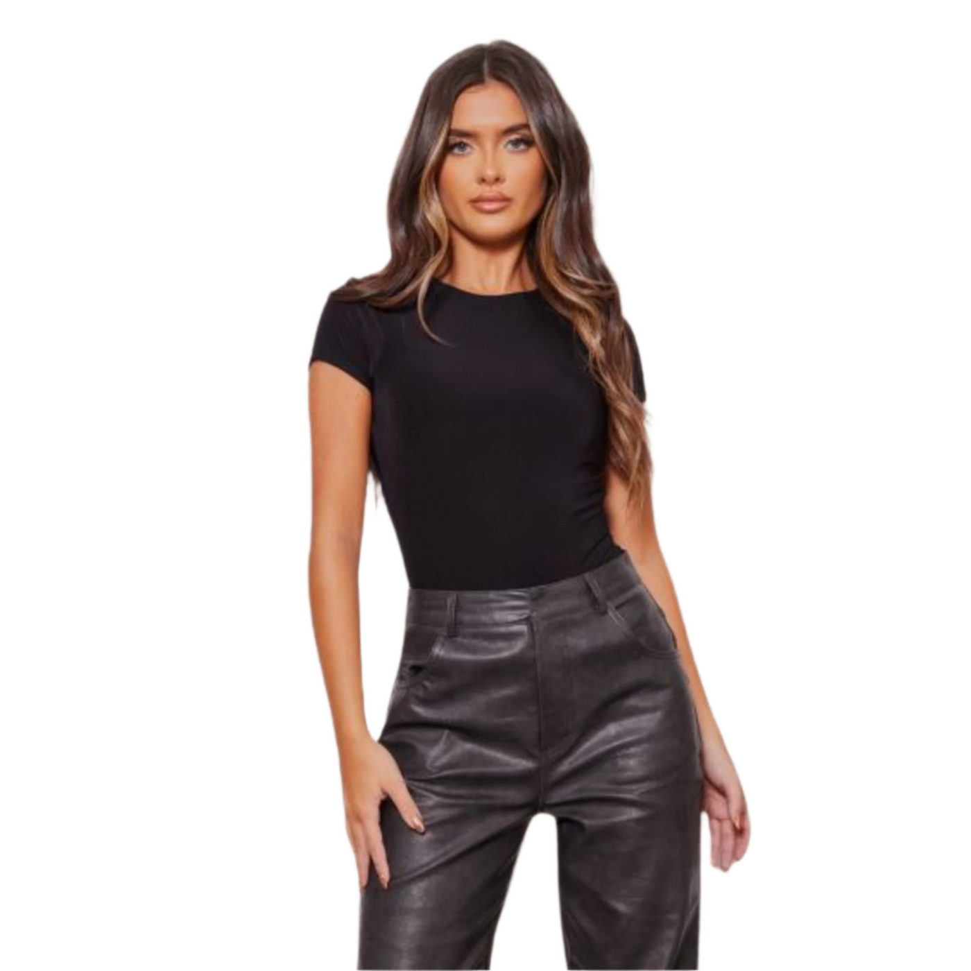 Short Sleeve Thong Bodysuit