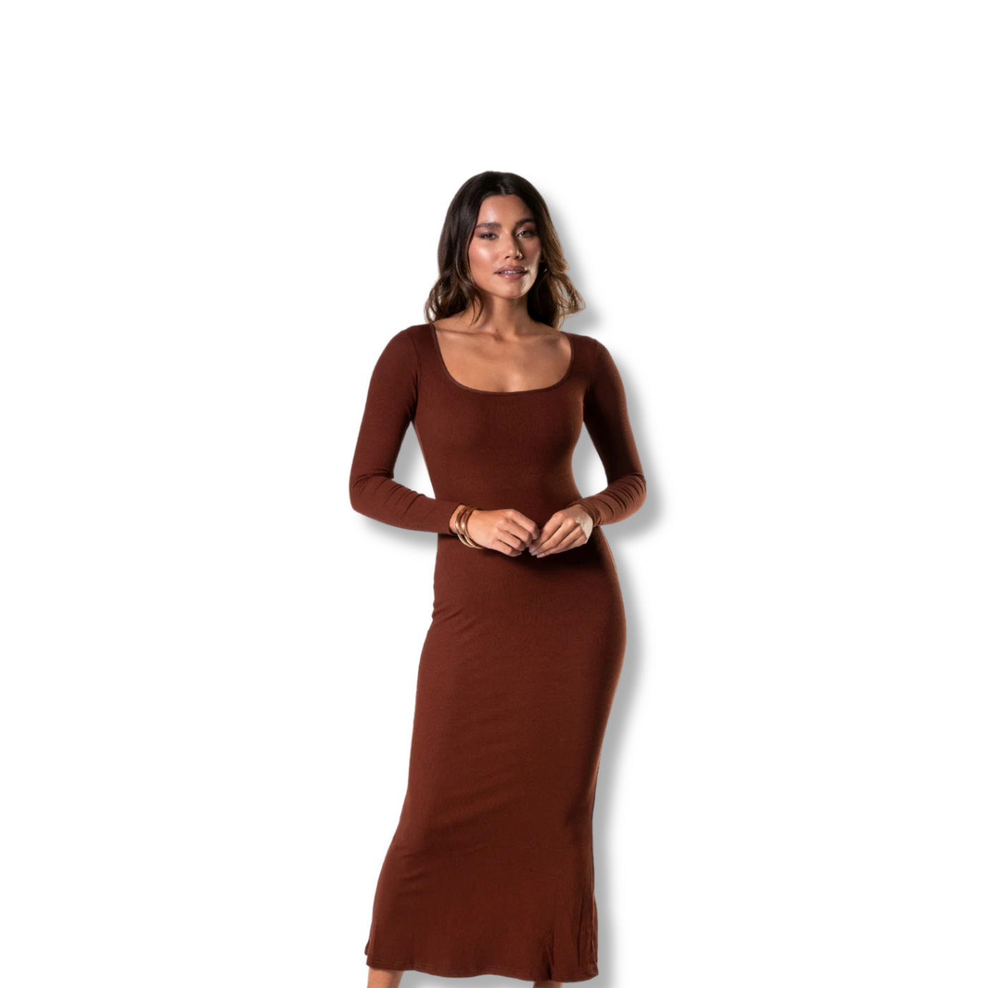 Shapewear Long Sleeve Dress