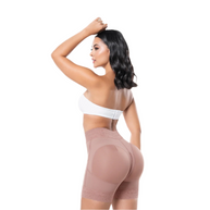 Mid Waist Sculpting Zip Short