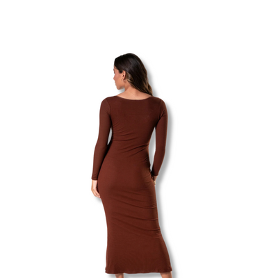 Shapewear Long Sleeve Dress