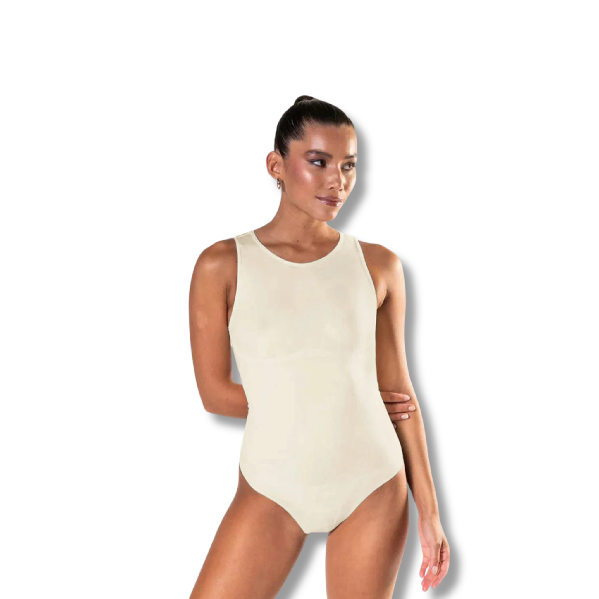 Round Neck Thong Bodysuit