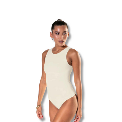 Round Neck Thong Bodysuit
