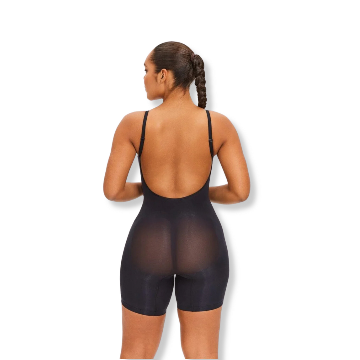 PowerSculpt Low-Back Shorts Bodysuit